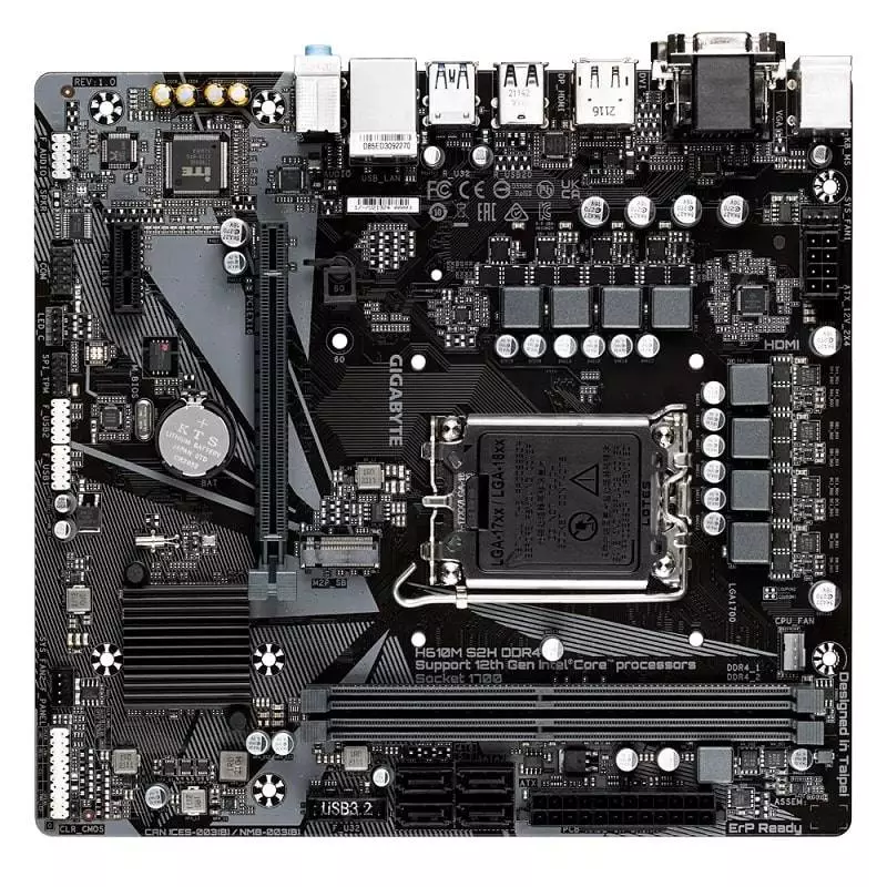 Дънна платка Gigabyte H610M S2H DDR4 LGA1700