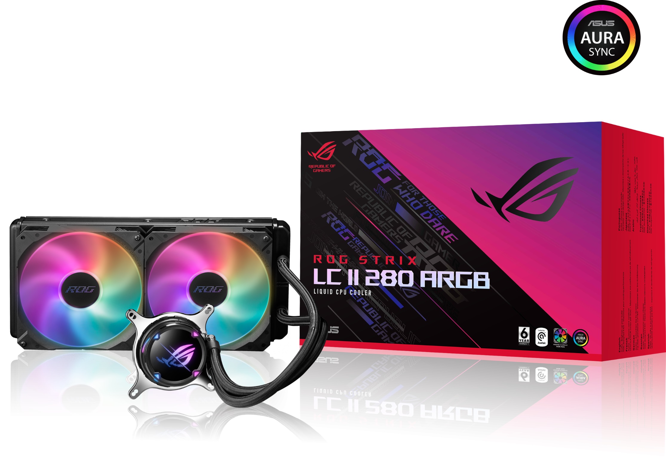 Охладител за процесор ASUS ROG STRIX LC II 280 ARGB