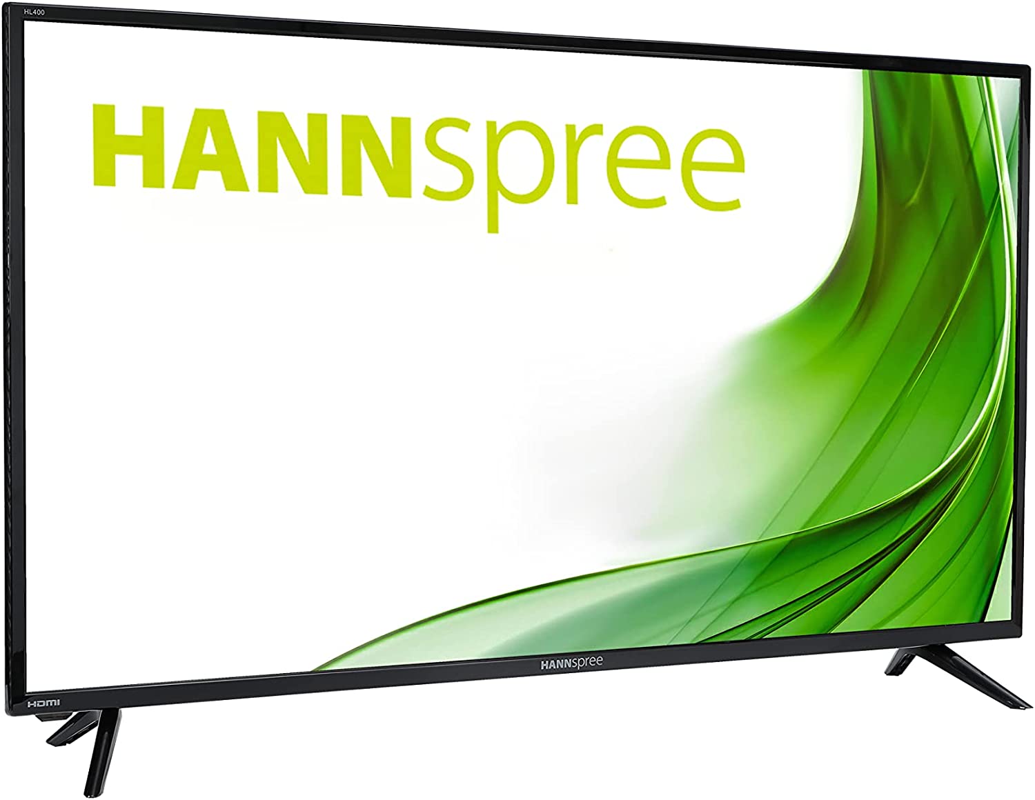 Монитор HANNSPREE HL400UPB, 39.5", IPS, FHD 1920x1080, D-Sub, HDMI, USB Media Player, Черен