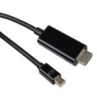 VCom Кабел Mini Display Port M / HDMI M 4K 2160p - CG615L-1.8m-4K Black