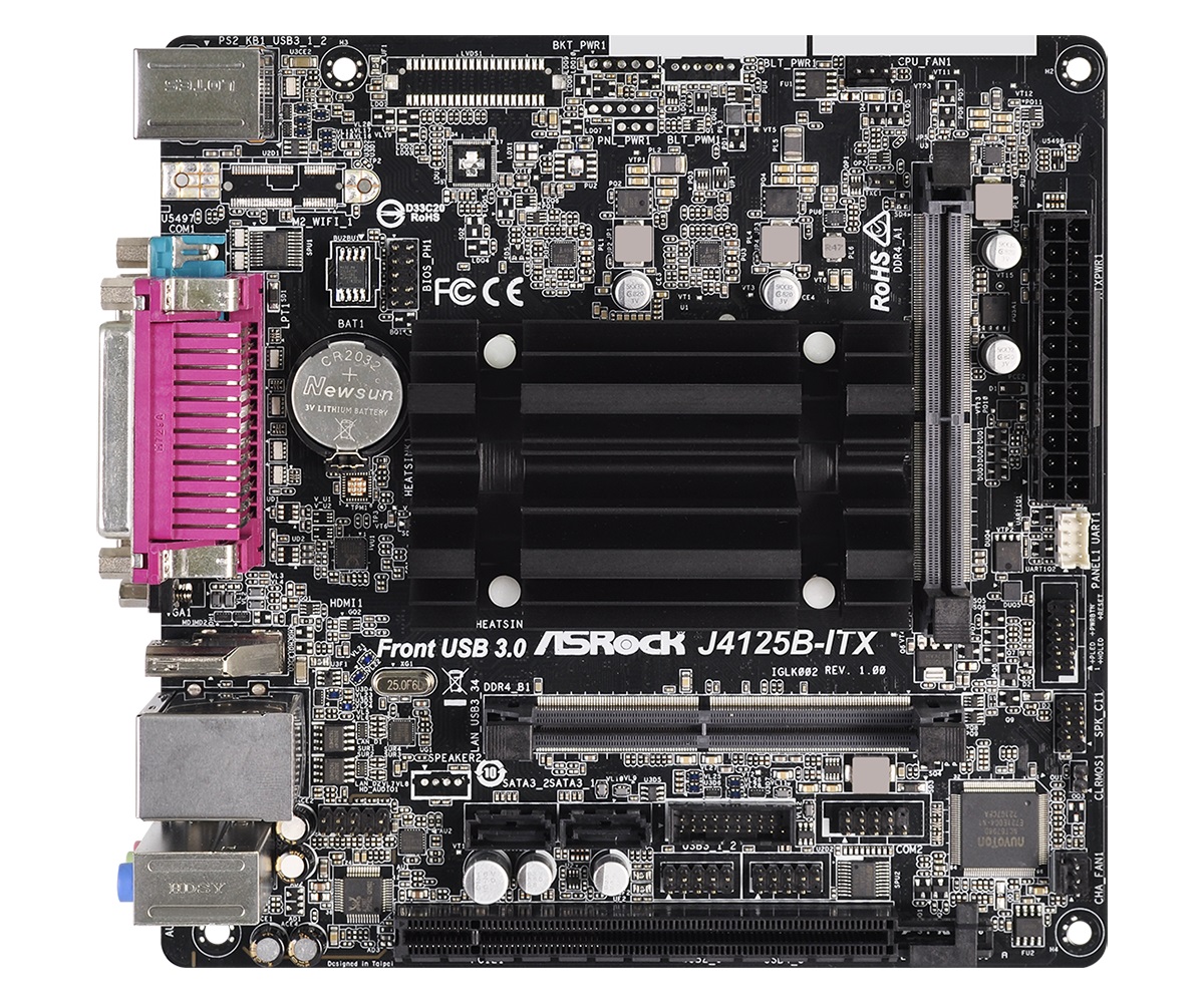 Дънна платка Asrock J4125B-ITX, Intel J4125 processor
