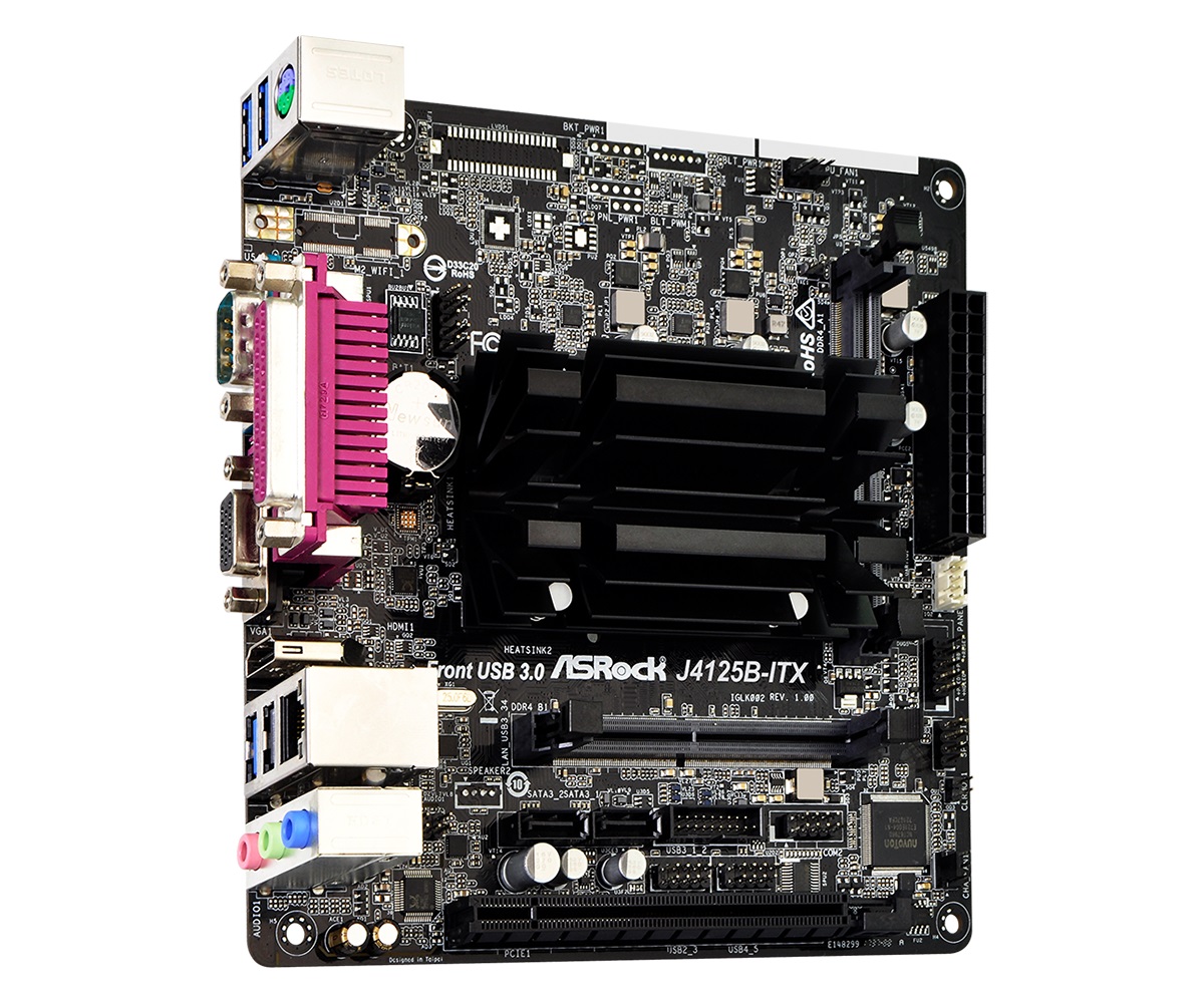 Дънна платка Asrock J4125B-ITX, Intel J4125 processor