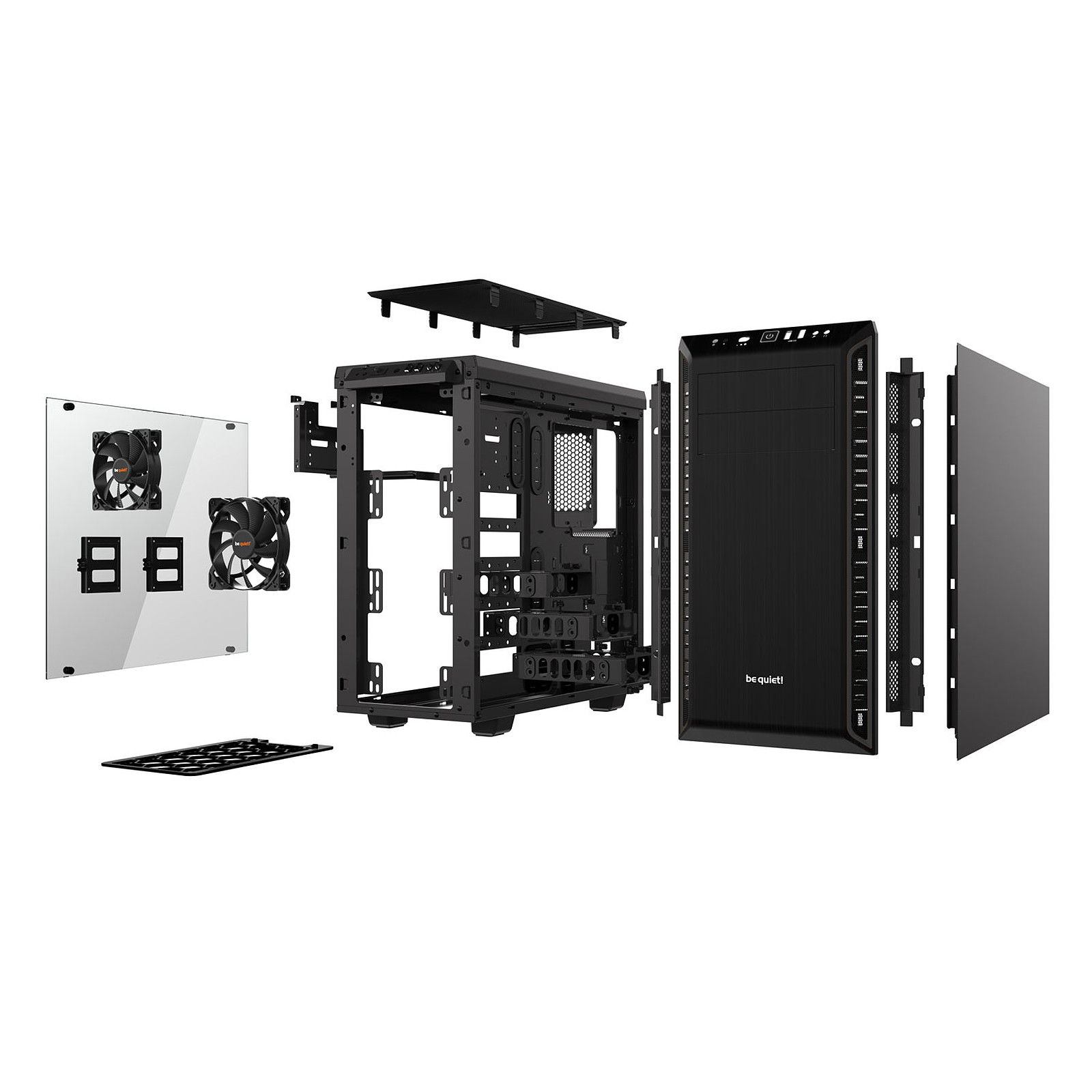 Кутия be quiet! Pure Base 600 Window Black - BGW21