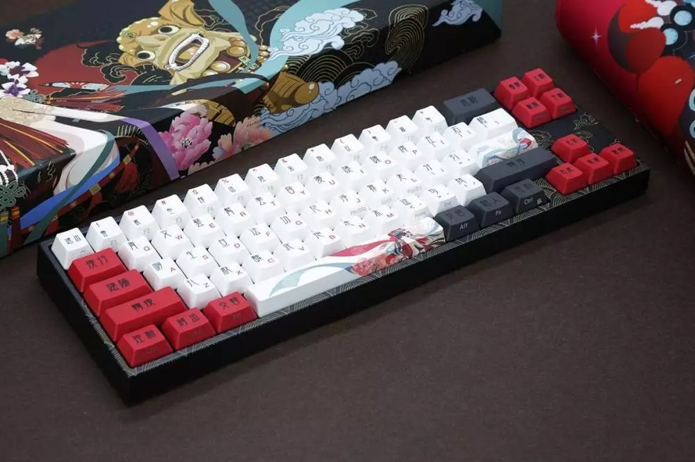 Геймърскa клавиатура Ducky x Varmilo Miya Beijing Opera 65% Cherry MX Red 