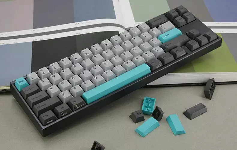 Геймърскa клавиатура Ducky x Varmilo Miya Mac Moonlight 65% Cherry MX Red