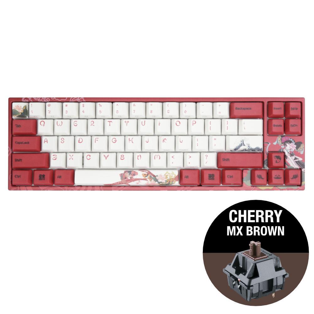 Геймърскa клавиатура Ducky x Varmilo Miya Koi 65%, Cherry MX Brown