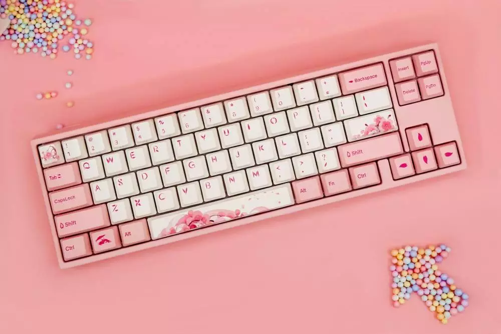 Геймърскa клавиатура Ducky x Varmilo Miya Sakura V2 65% Cherry MX Brown