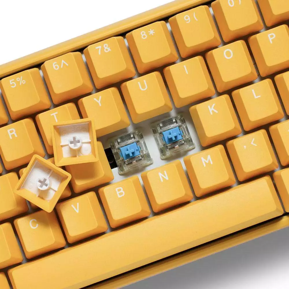 Геймърскa клавиатура Ducky One 3 Yellow SF 65% Cherry MX Black