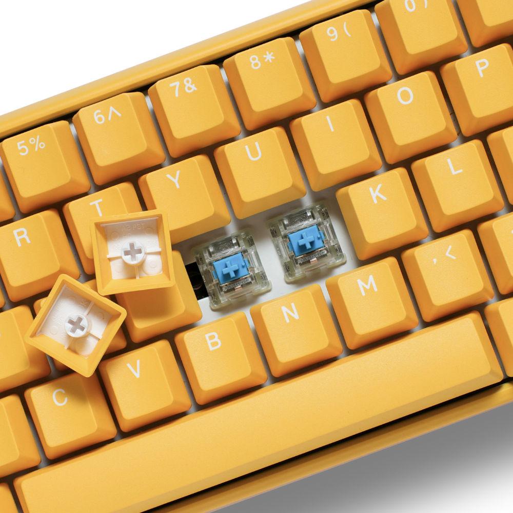 Геймърскa клавиатура Ducky One 3 Yellow SF 65% Cherry MX Black