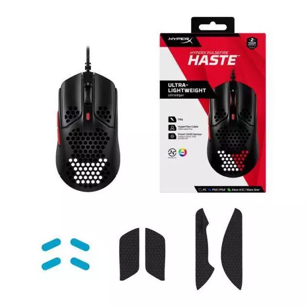 Геймърска мишка HyperX Pulsefire Haste RGB USB 2.0 Black/Red
