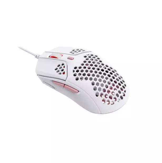 Геймърска мишка HyperX Pulsefire Hastе RGB USB 2.0 White/Pink