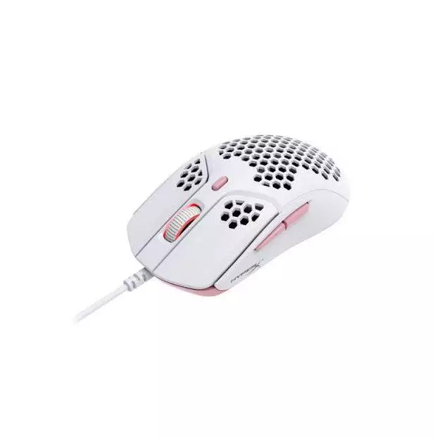 Геймърска мишка HyperX Pulsefire Hastе RGB USB 2.0 White/Pink