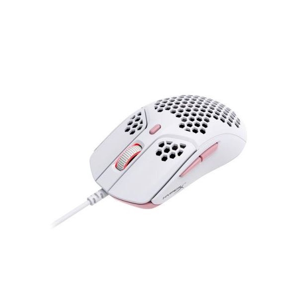 Геймърска мишка HyperX Pulsefire Hastе RGB USB 2.0 White/Pink
