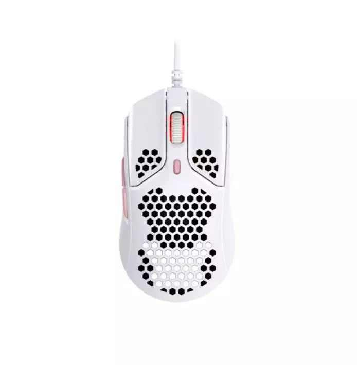 Геймърска мишка HyperX Pulsefire Hastе RGB USB 2.0 White/Pink