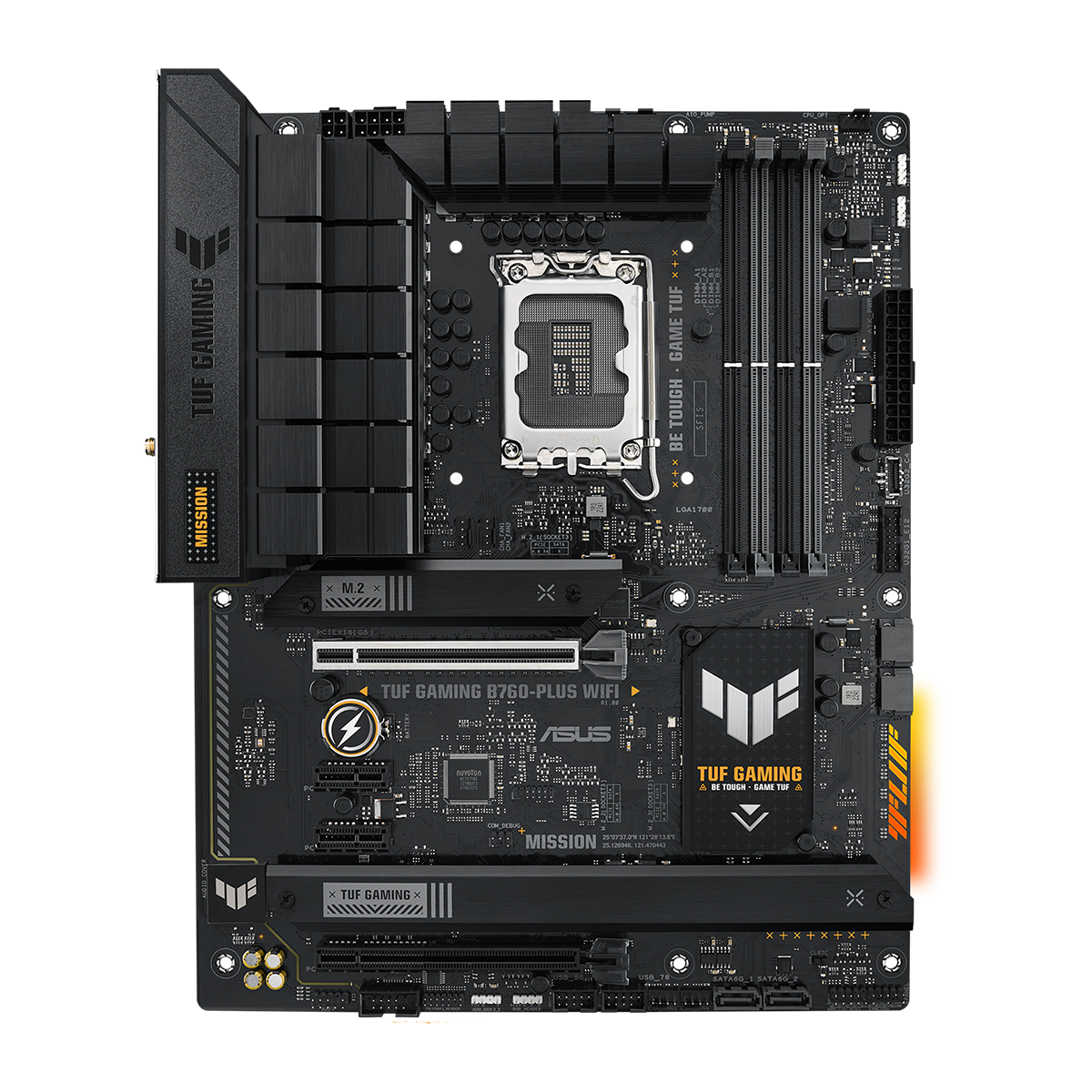 Дънна платка ASUS TUF GAMING B760-PLUS WIFI DDR5 LGA1700