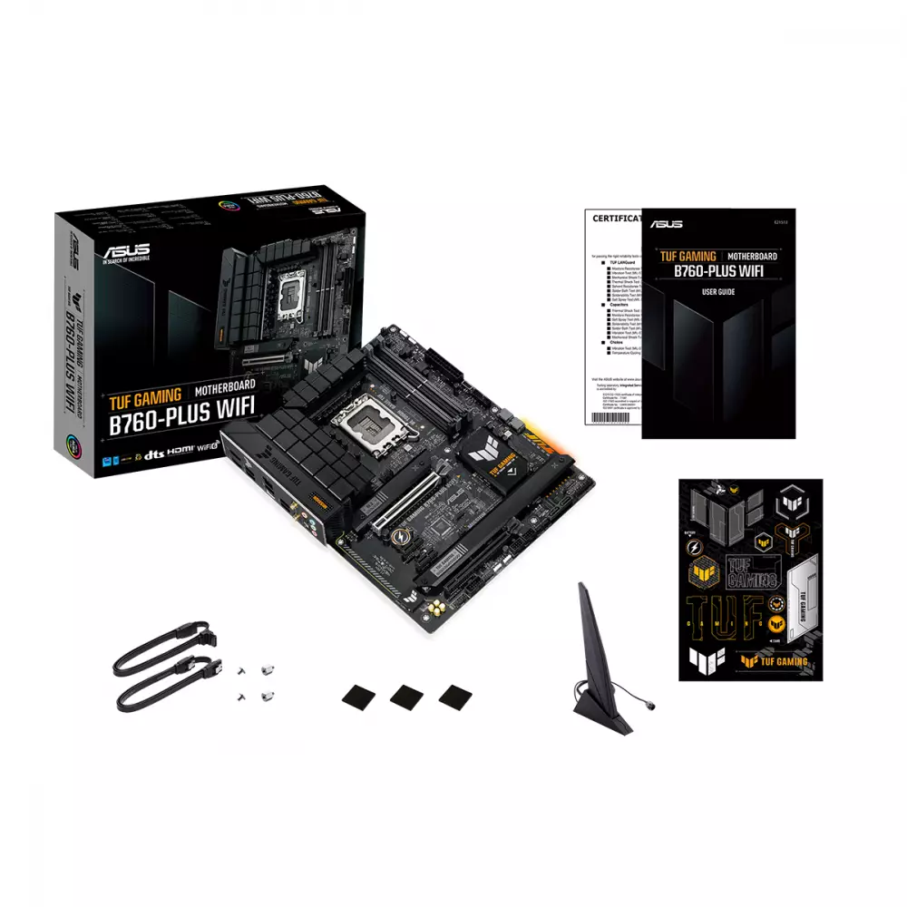 Дънна платка ASUS TUF GAMING B760-PLUS WIFI DDR5 LGA1700