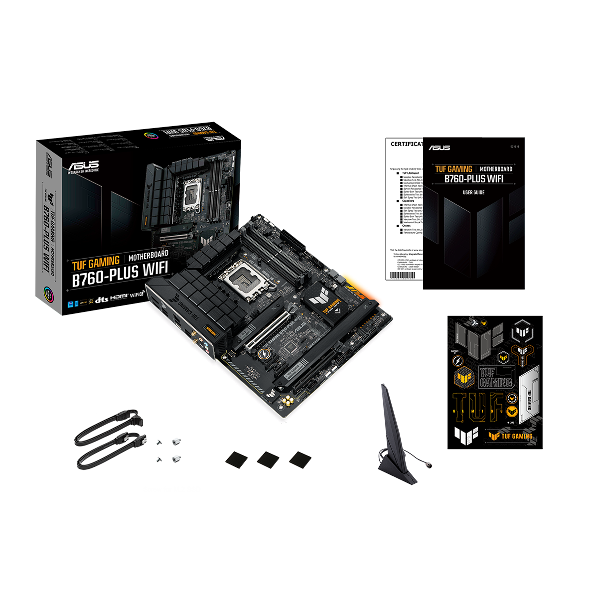 Дънна платка ASUS TUF GAMING B760-PLUS WIFI DDR5 LGA1700