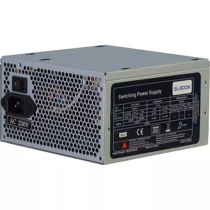 Захранване Inter-Tech SL-500K (500W) ATX PSU