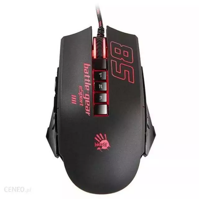 Геймърска мишка A4 P85 BLOODY Light Strike RGB 5K Optical Gaming Sport USB 