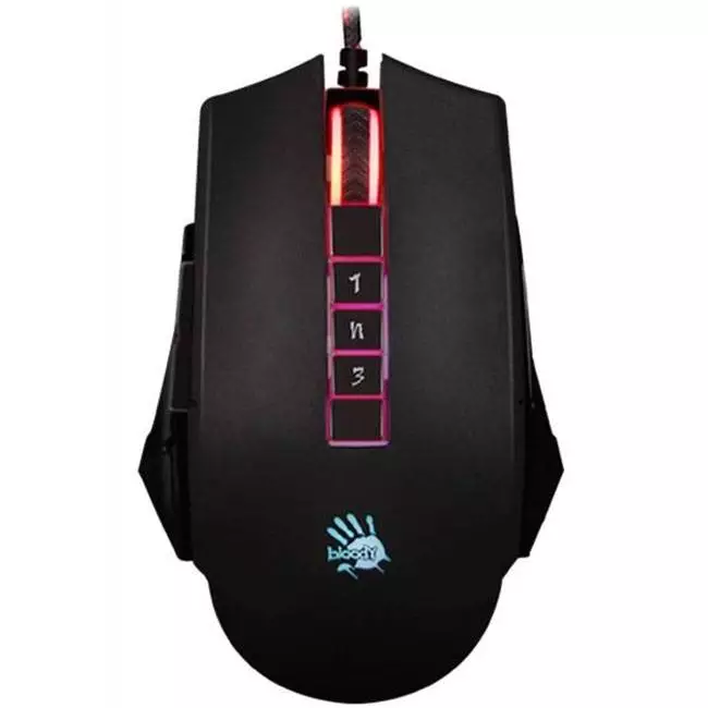Геймърска мишка A4 P85 BLOODY Light Strike RGB 5K Optical Gaming Black USB