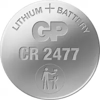 Бутонна батерия литиева  CR-2477 3V  GP
