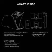 Стойка за зареждане Razer Universal Quick Charging Stand Carbon Black за Xbox контролер - RC21-01750100-R3M1