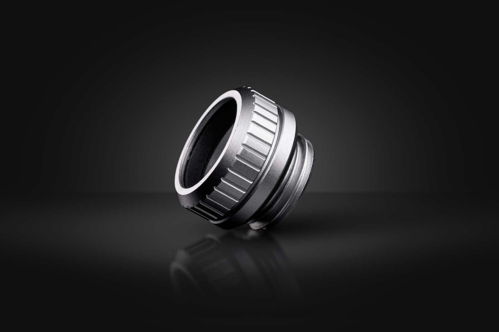 Фитинг EK-Quantum Torque Micro HDC 12 - Satin Titanium