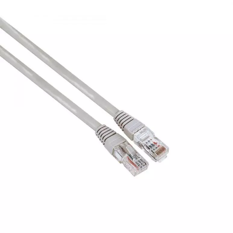 Мрежов кабел HAMA, CAT 5e, FTP/UTP, RJ-45 - RJ-45, 1.5 м, екраниран, сив, булк опаковка