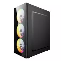 Кутия Makki L10 aRGB Case ATX Remote/4 Fans