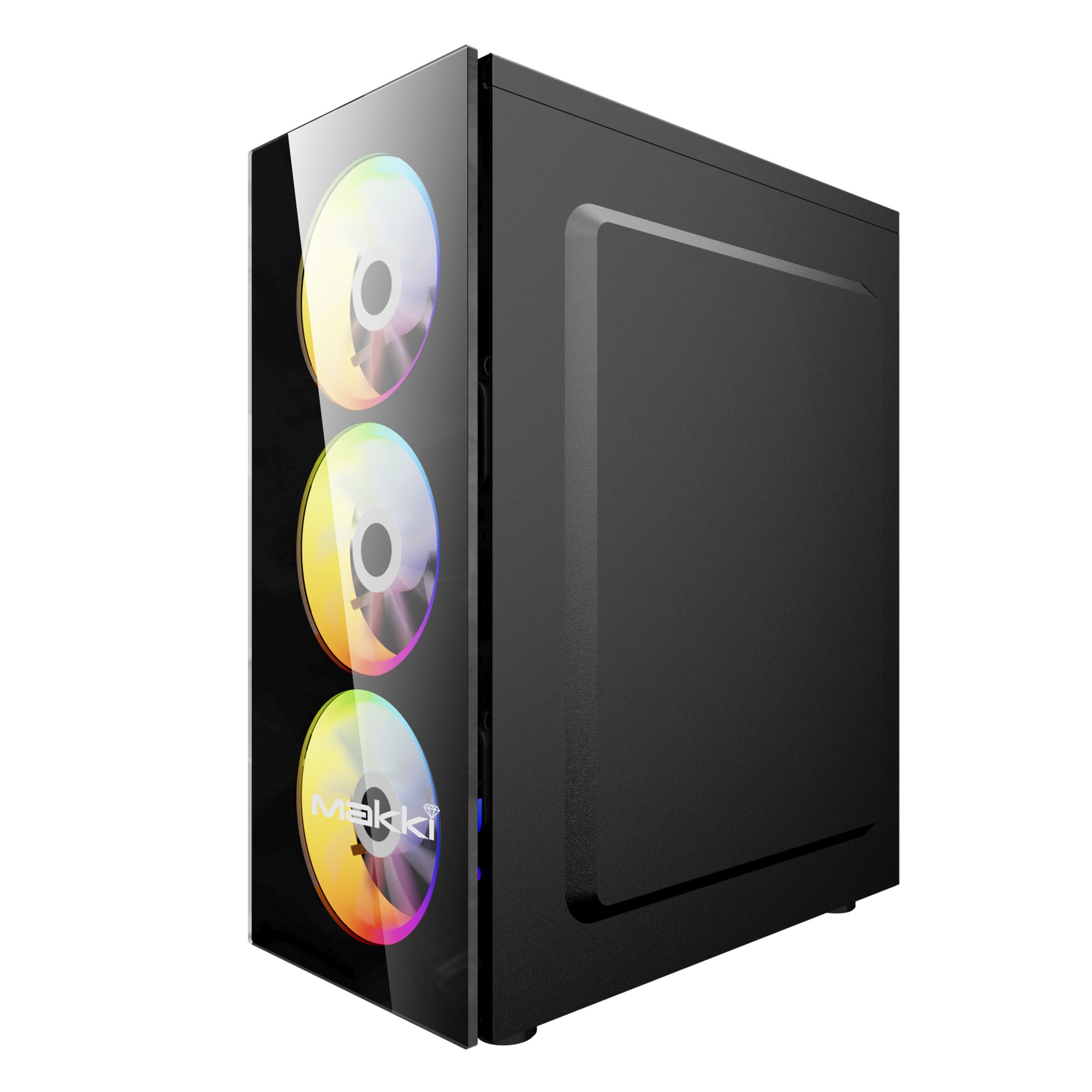 Кутия Makki L10 aRGB Case ATX Remote/4 Fans