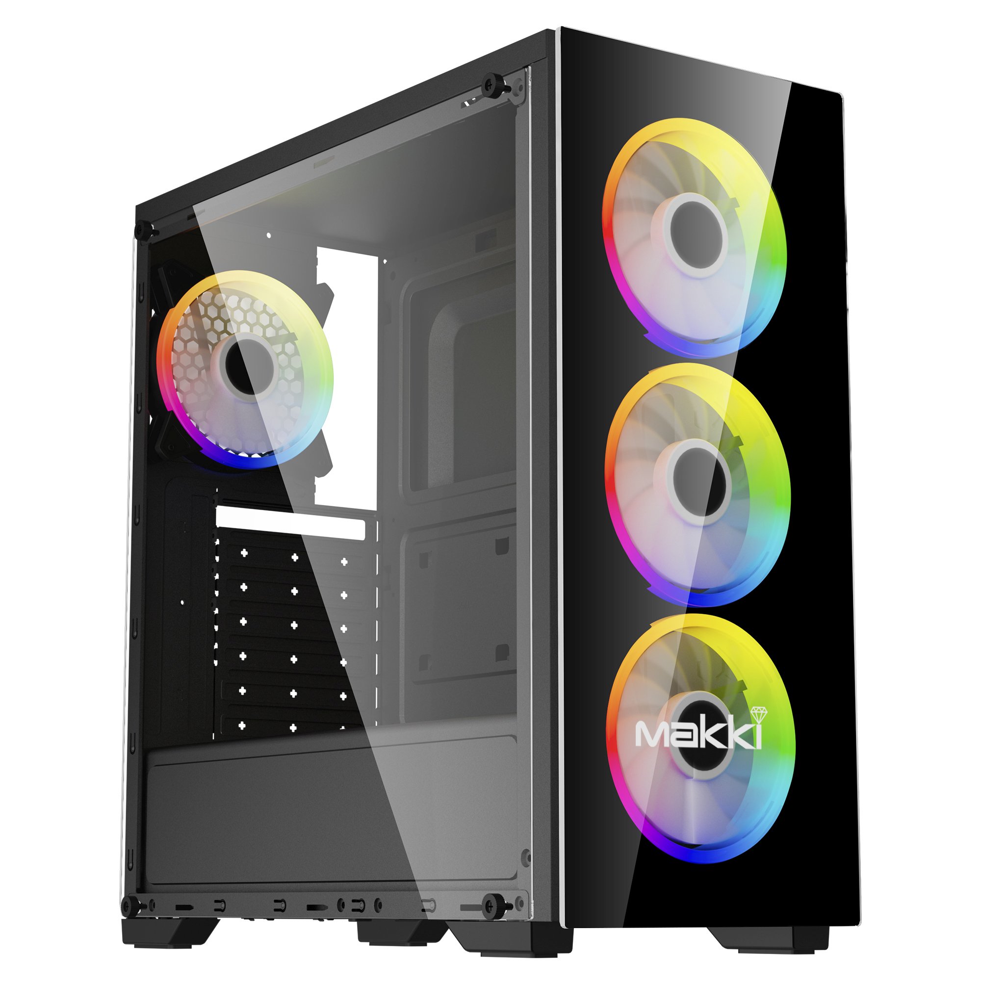 Кутия Makki A72 aRGB ATX Remote/4 Fans