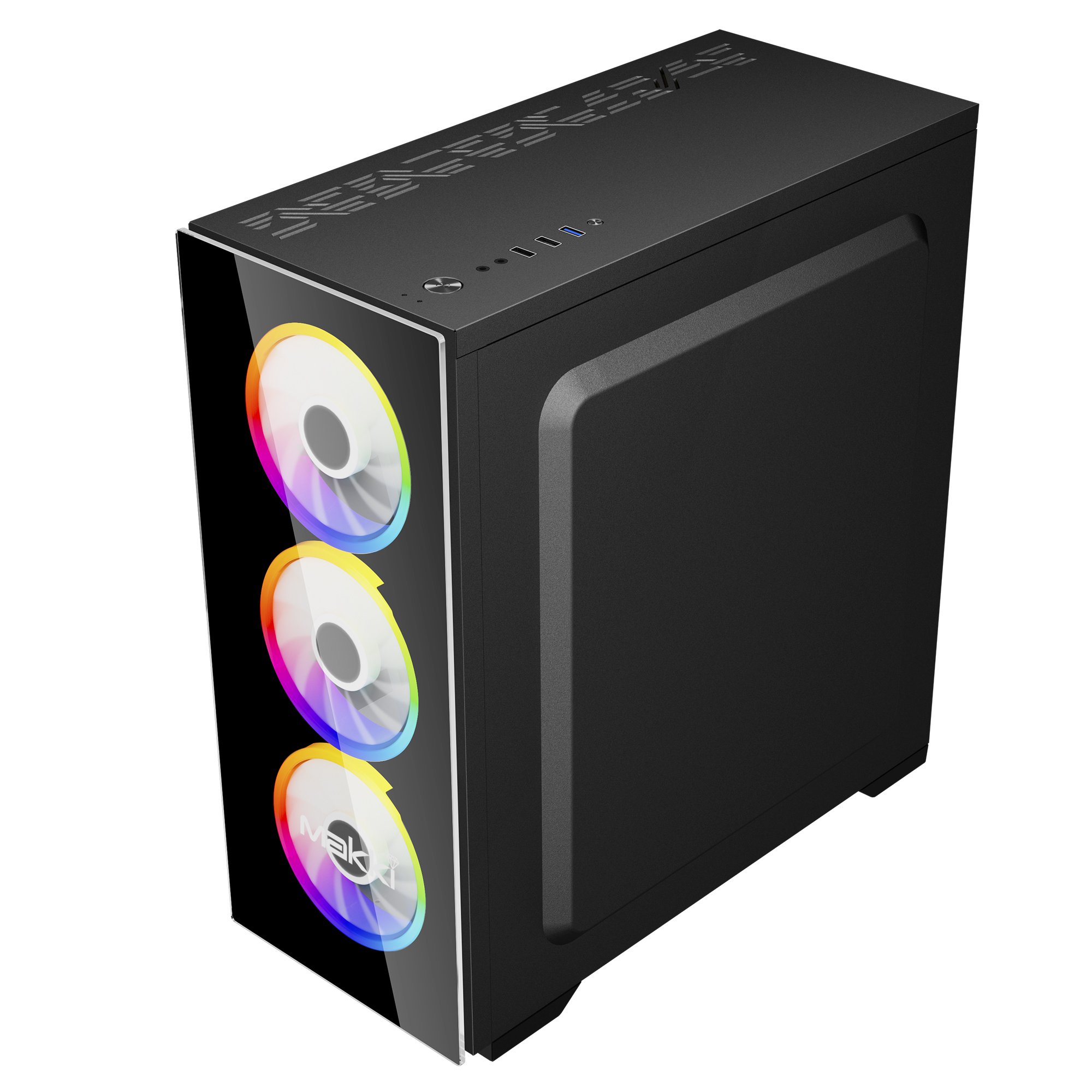 Кутия Makki A72 aRGB ATX Remote/4 Fans