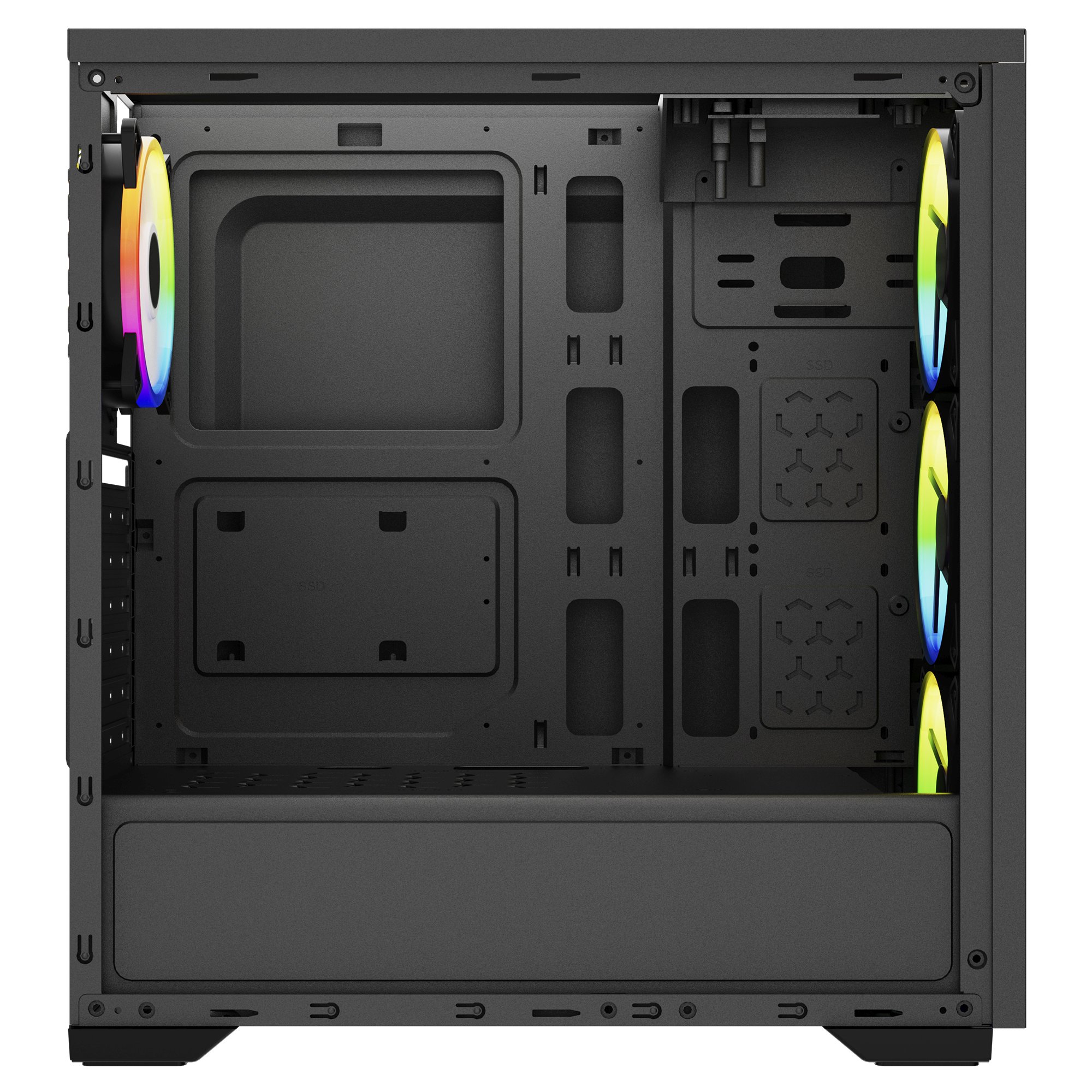 Кутия Makki A72 aRGB ATX Remote/4 Fans