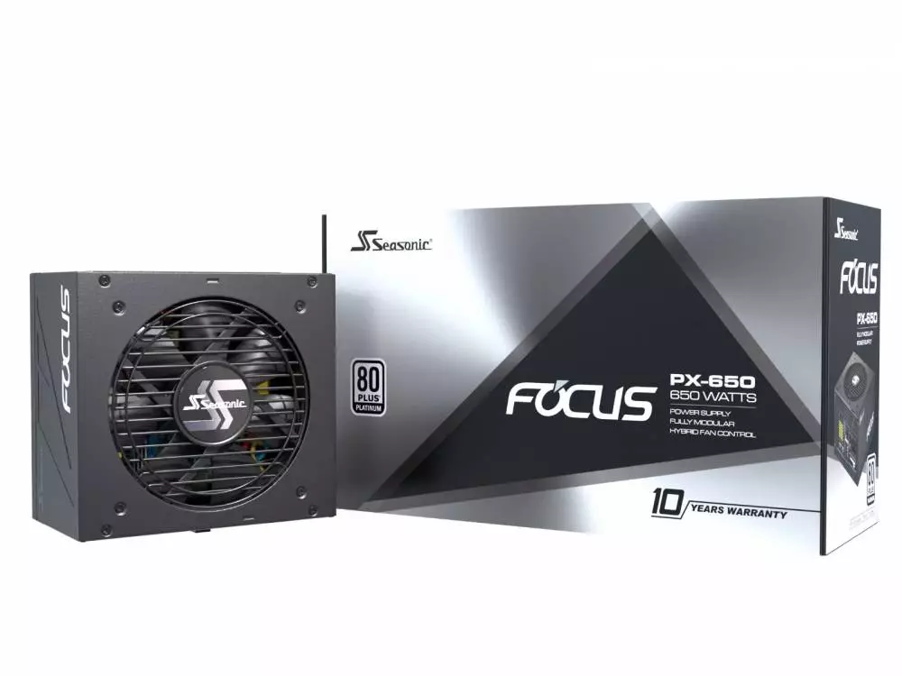 Захранване Seasonic Focus SSR-650PX (650W) 80 Plus Platinum PSU - 1PX65PFRT3A25X