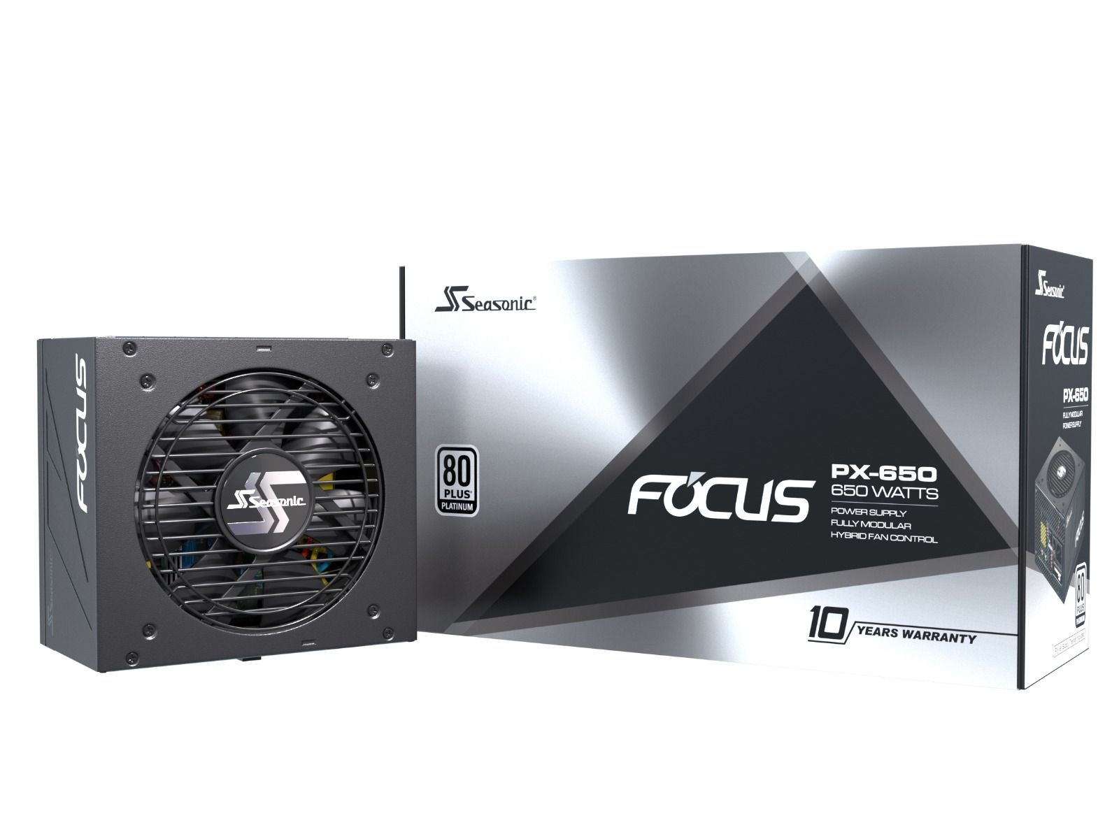 Захранване Seasonic Focus SSR-650PX (650W) 80 Plus Platinum PSU - 1PX65PFRT3A25X