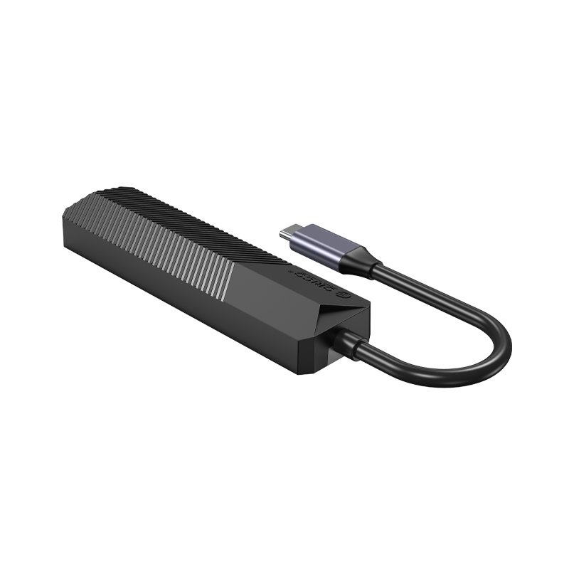 Orico докинг станция Docking Station Type-C 5-in-1 Power Distribution 55W - MDK-5P Black - Card Reader, HDMI, Type-C x 1, USB3.0 x1, USB2.0 x1