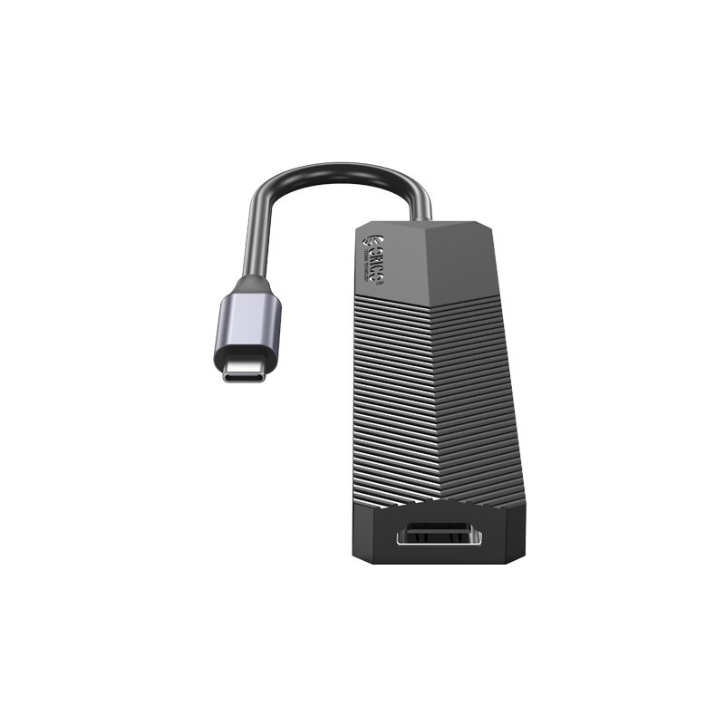Orico докинг станция Docking Station Type-C 5-in-1 Power Distribution 55W - MDK-5P Black - Card Reader, HDMI, Type-C x 1, USB3.0 x1, USB2.0 x1