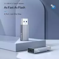 Orico Адаптер Adapter USB3.1 to Type-C (female) - AH-AC10-GY