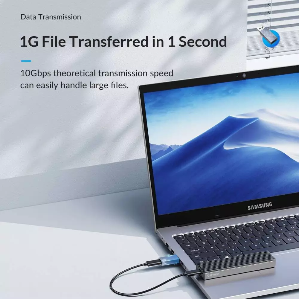 Orico Адаптер Adapter USB3.1 to Type-C (female) - AH-AC10-GY