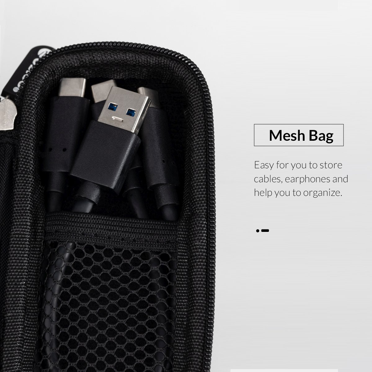 Orico калъф за външен диск Storage Bag - NVMe Black - M2PH01-BK