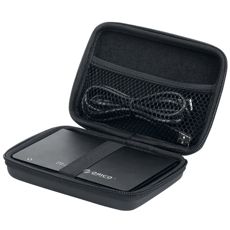 Orico калъф за външни дискове Portable Storage Bag - 2.5" Black - PHB-25-BK