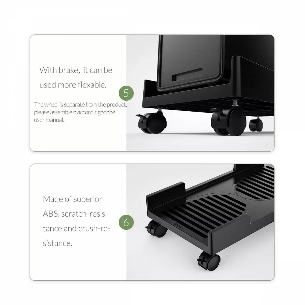 Orico поставка за компютър PC Stand - Computer Bracket - Water Restant, Black - CPB3-BK