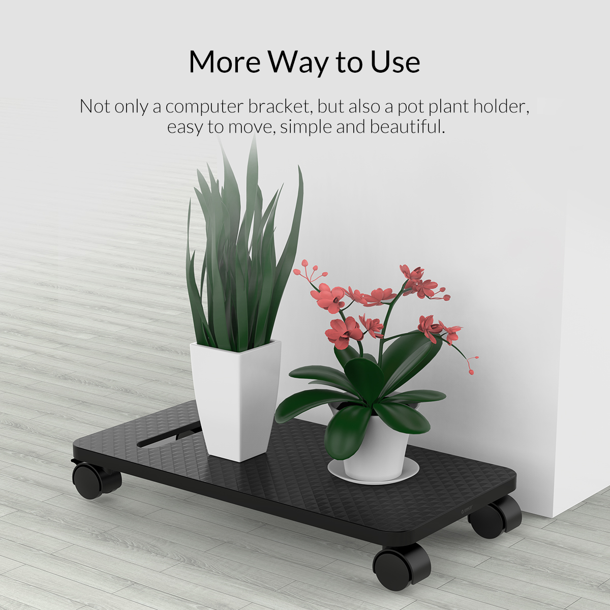 Orico поставка за компютър PC Stand - Computer Bracket - Water Restant, Black - CPB1-BK
