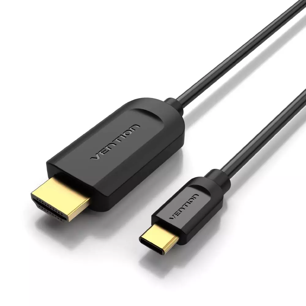 Câble Vention Cable Type-C to HDMI - 2.0m 4K Noir - CGUBH