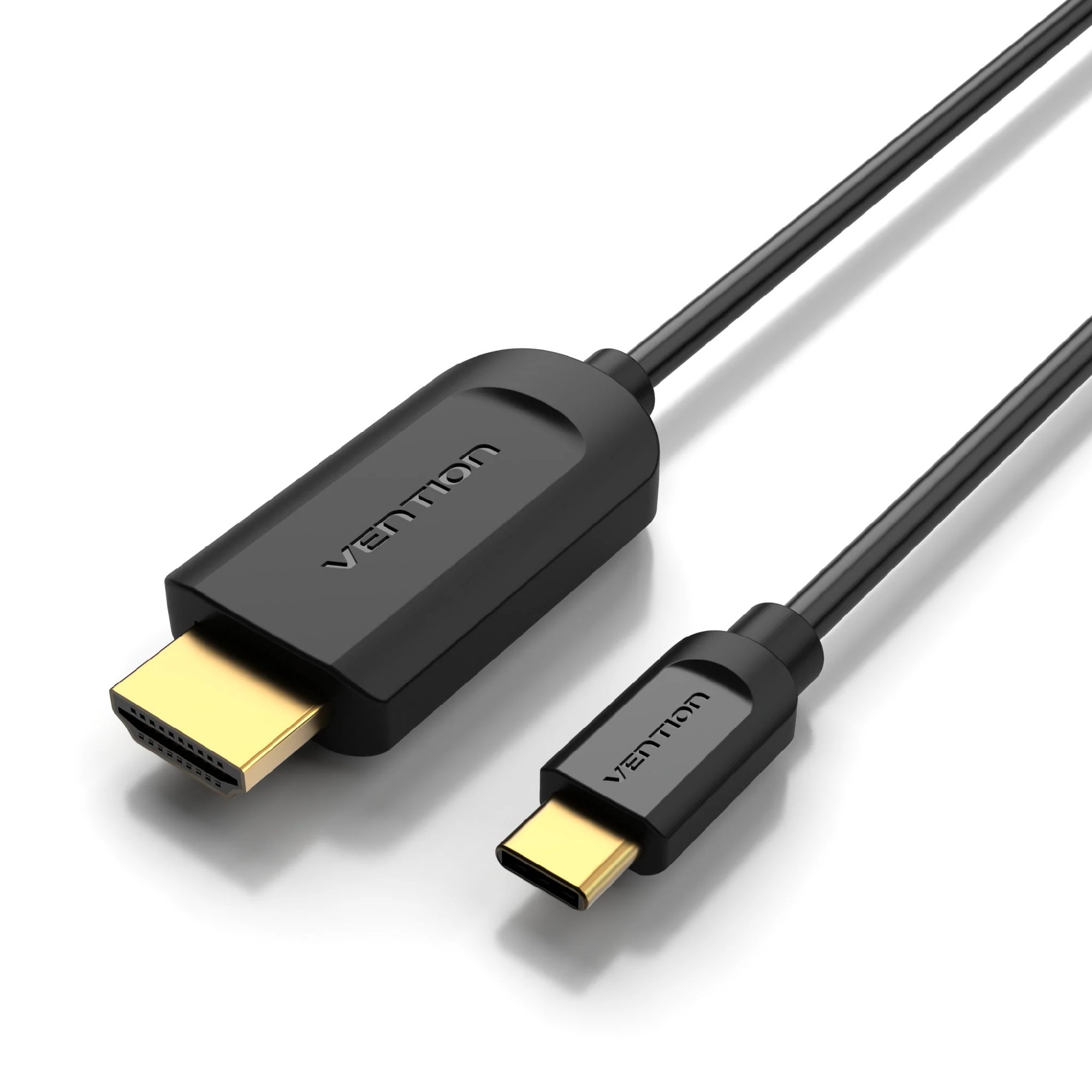 Câble Vention Cable Type-C to HDMI - 2.0m 4K Noir - CGUBH