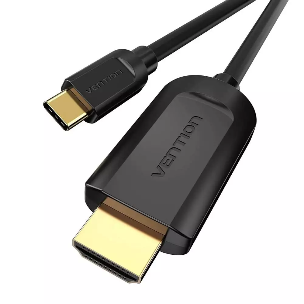 Câble Vention Cable Type-C to HDMI - 2.0m 4K Noir - CGUBH