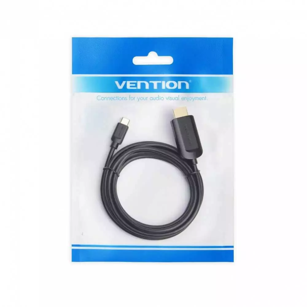 Câble Vention Cable Type-C to HDMI - 2.0m 4K Noir - CGUBH