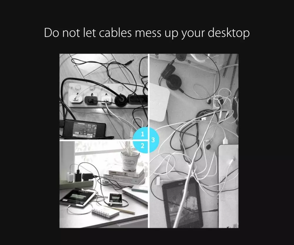 Orico организатор за кабели Cable Management - CBSX-BK