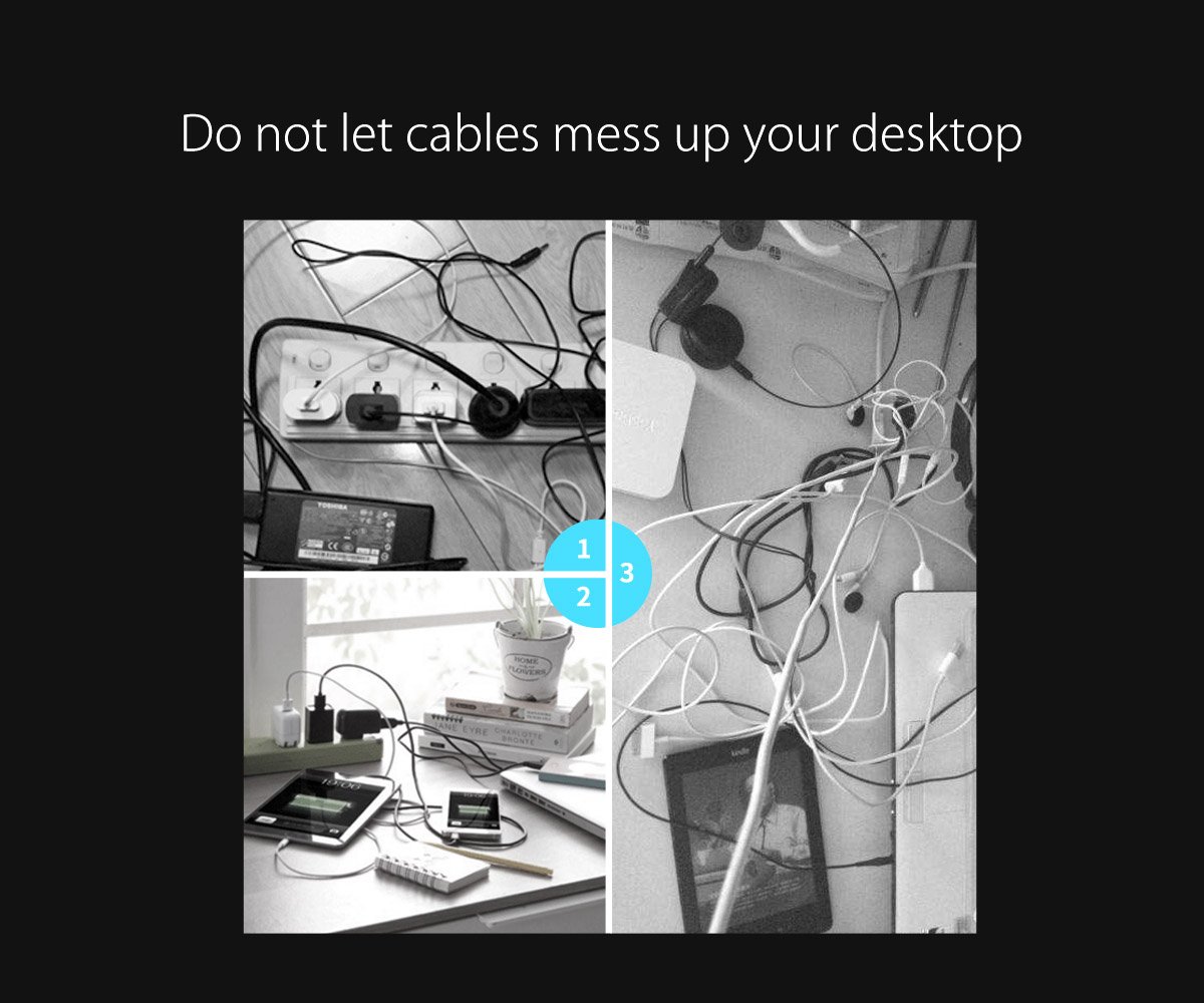 Orico организатор за кабели Cable Management - CBSX-BK