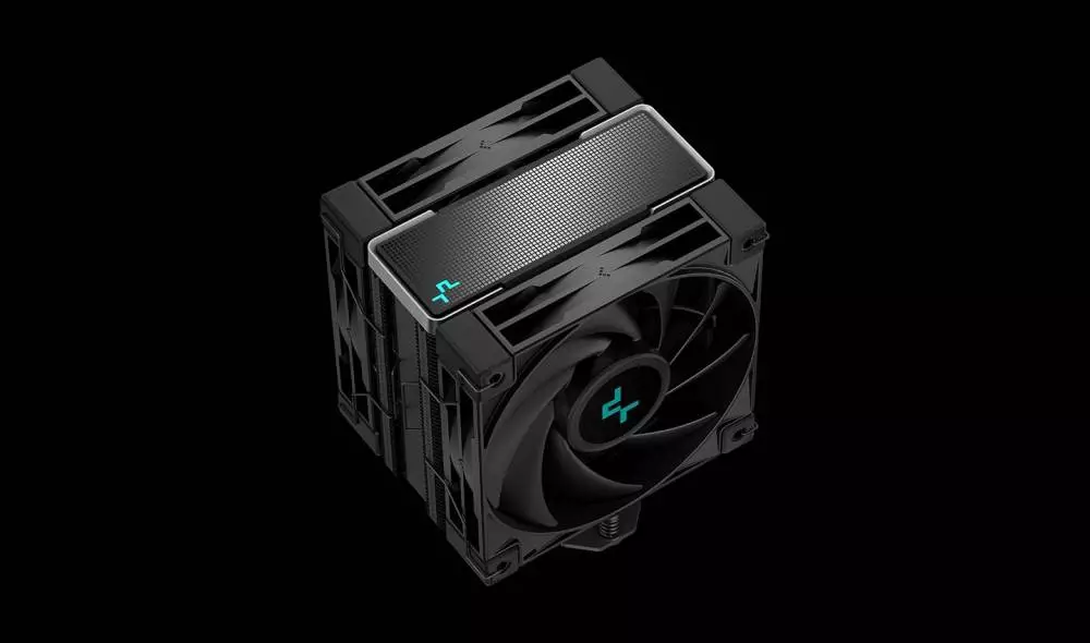Охладител за процесор DeepCool AK400 Zero Dark Plus Dual-Fan CPU Cooler